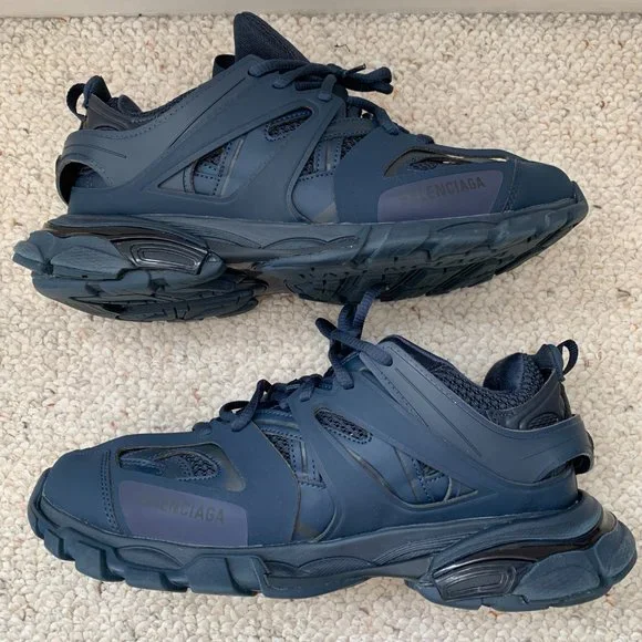 Balenciaga Track Sneakers Blue Pearl Sz 11 - Picture 2 of 16